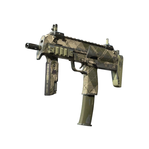 Matkamuisto MP7 | Oliivinvihreä ruutuliina (Käytössä kokeiltu)