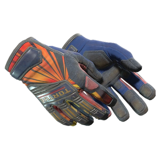 ★ Specialist Gloves | Sunburst (Battle-Scarred)