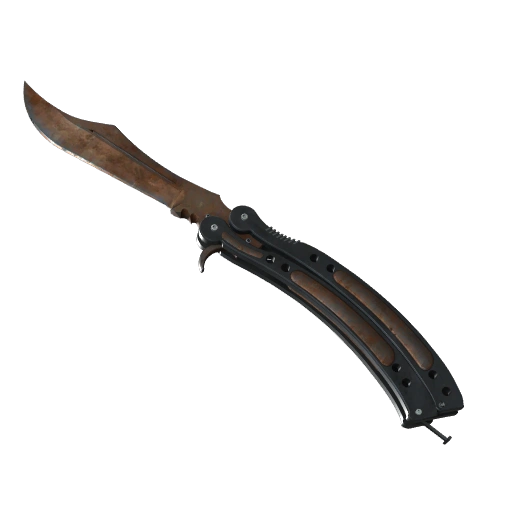 ★ Butterfly Knife | Rust Coat (Battle-Scarred)