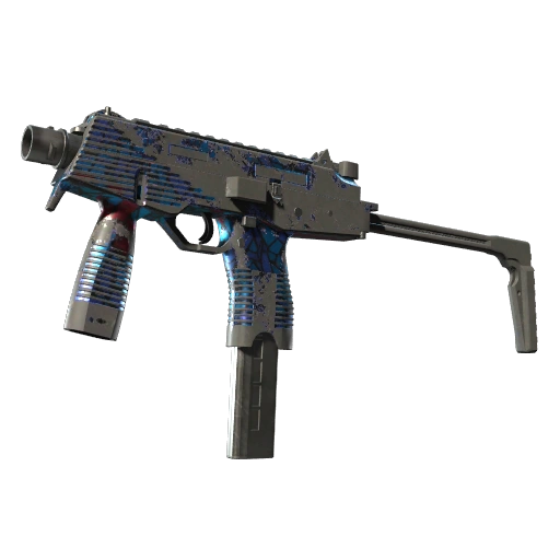 MP9 | Stained Glass (Battle-Scarred)