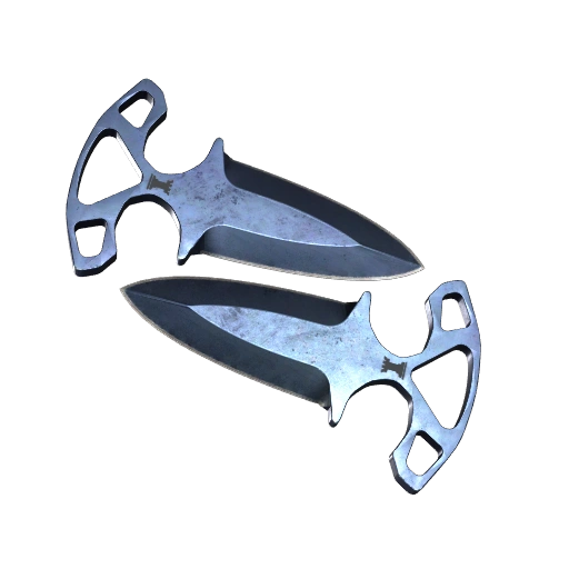★ StatTrak™ Shadow Daggers | Blue Steel (Battle-Scarred)