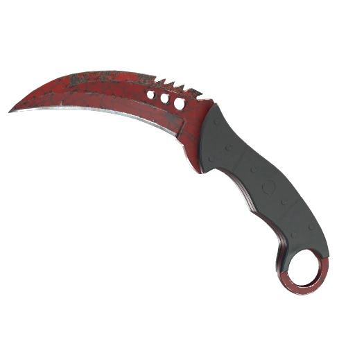 ★ Talon Knife | Crimson Web (Well-Worn)