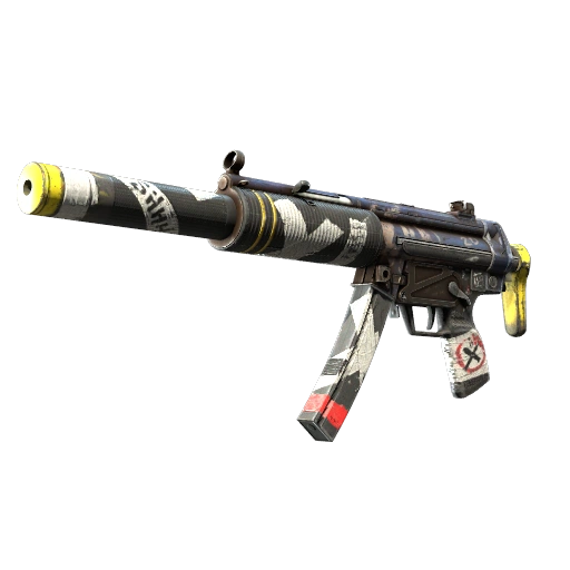 StatTrak™ MP5-SD | Kitbash (かなり摩耗)