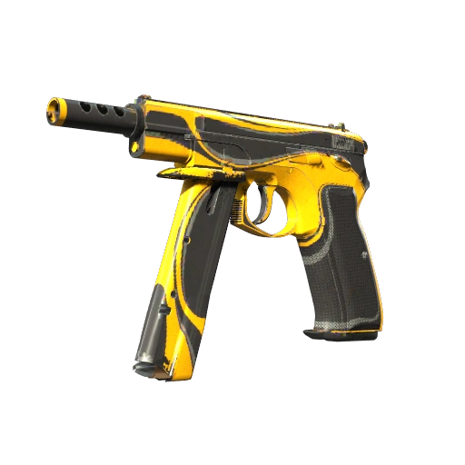 CZ75-Auto | Yellow Jacket (Well-Worn)