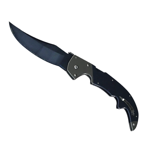 ★ StatTrak™ Falchion Knife | Blue Steel (Battle-Scarred)
