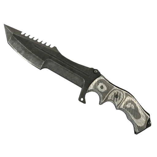 ★ Huntsman Knife | Black Laminate (Battle-Scarred)
