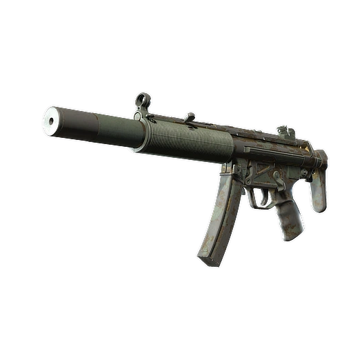 MP5-SD | Blattgold (Kampfspuren)