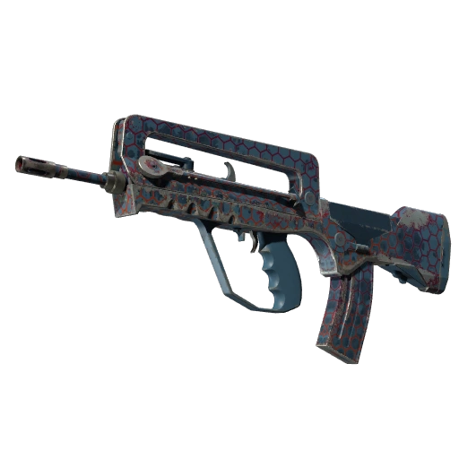FAMAS (StatTrak™) | Hexane (Meget slidt)
