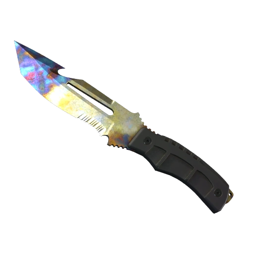 ★ Survival Knife | Case Hardened (Well-Worn)