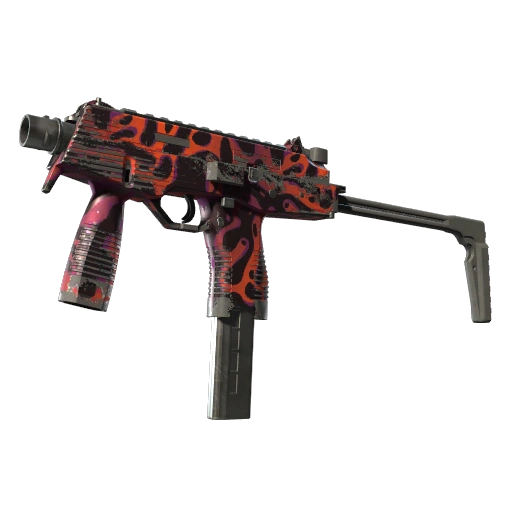 MP9 | Ruby Poison Dart (Versleten)