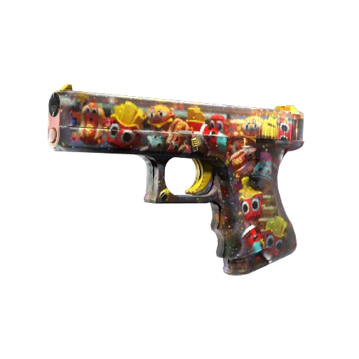 Glock-18 | Нападателно похапване (Доста износен)