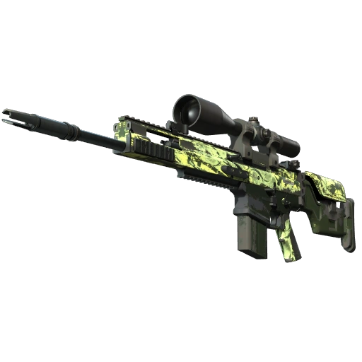 SCAR-20（StatTrak™） | 丛林爆发 (破损不堪)