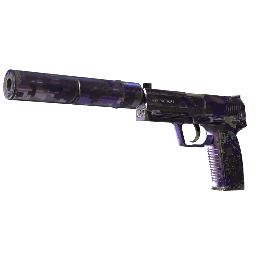 USP-S | Purple DDPAT (Well-Worn)
