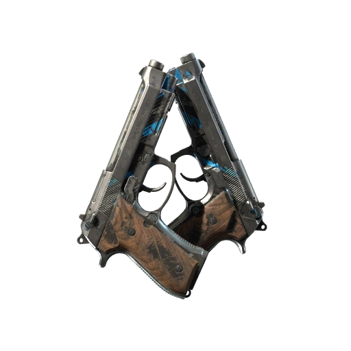Dual Berettas | Shred (ถลอกปอกเปิกจากการรบ)
