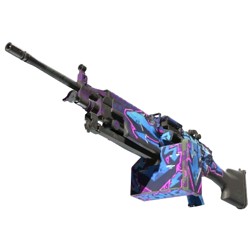 StatTrak™ M249 | Downtown (Well-Worn)