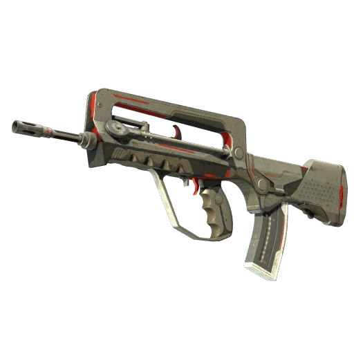 FAMAS | Mecha Industries (Battle-Scarred)
