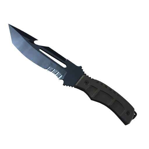 ★ Survival Knife | Blue Steel (Well-Worn)