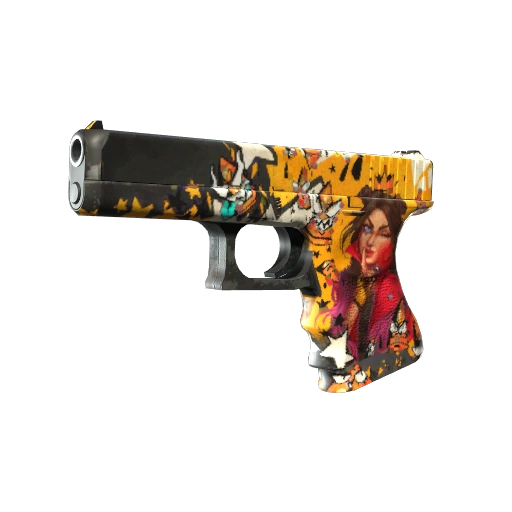 StatTrak™ Glock-18 | Bullet Queen (Well-Worn)