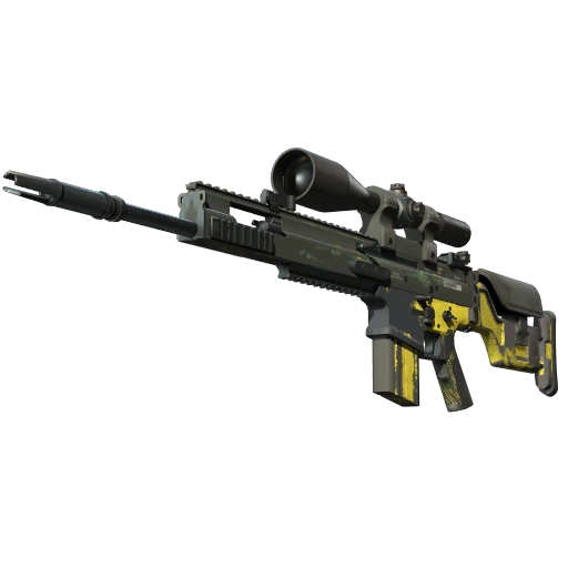 StatTrak™ SCAR-20 | Jungle Slipstream (Battle-Scarred)