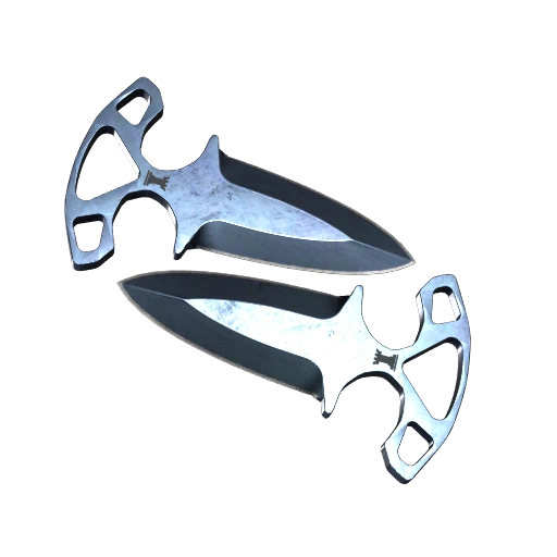 Shadow Daggers ★ | Blue Steel (Com Muito Uso)