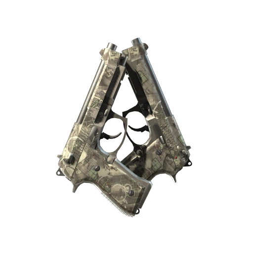 Dual Berettas | Heist (Well-Worn)