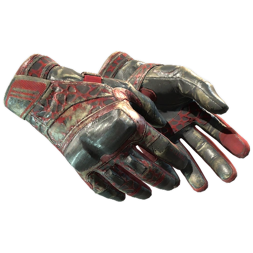 ★ Moto Gloves | Blood Pressure (Battle-Scarred)