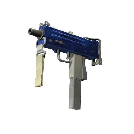 MAC-10 | Lapis Gator (Well-Worn)