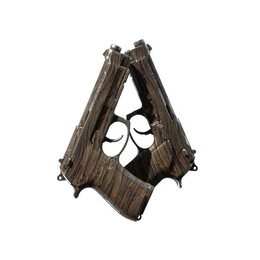Dual Berettas (Souvenir) | Drift Wood (Meget slidt)