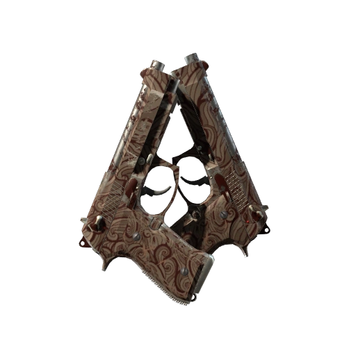 Dual Berettas | Pyre (Well-Worn)