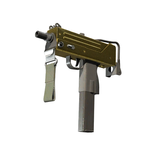 MAC-10 | Gold Brick (Well-Worn)