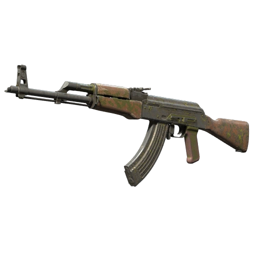 Souvenir AK-47 | Olive Polycam (Battle-Scarred)