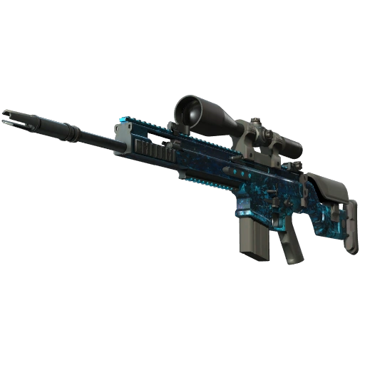 StatTrak™ SCAR-20 | Grotto (Well-Worn)