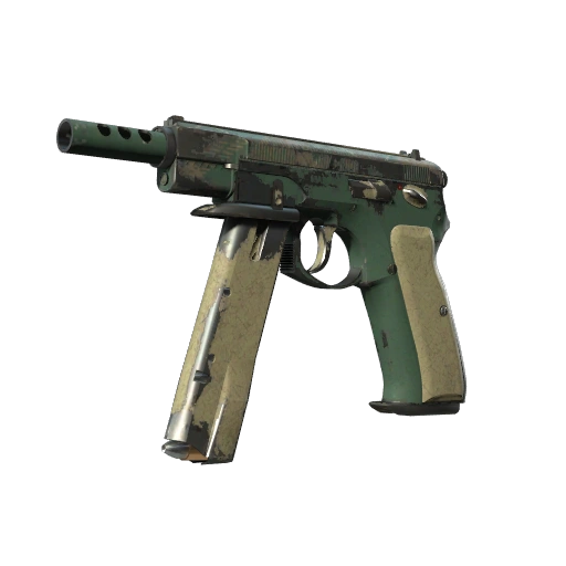 CZ75-Auto | Green Plaid (Battle-Scarred)