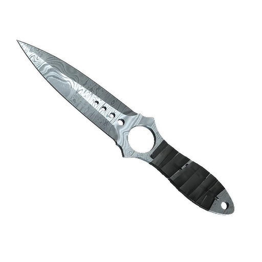 ★ StatTrak™ Skeleton Knife | Damascus Steel (Well-Worn)