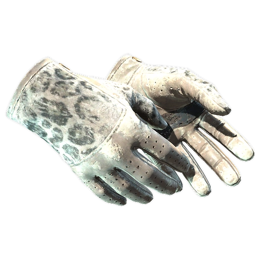 ★ Driver Gloves | Snow Leopard (Battle-Scarred)
