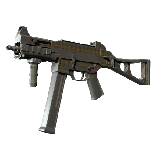 기념품 UMP-45 | 새발 격자무늬 (전투로 닳고 닳은)