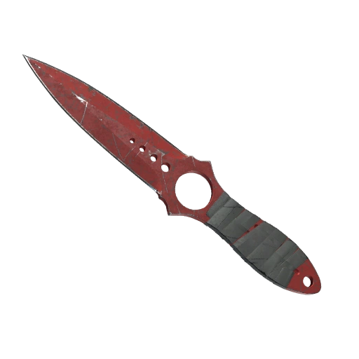 ★ Skeleton Knife | Crimson Web (Battle-Scarred)