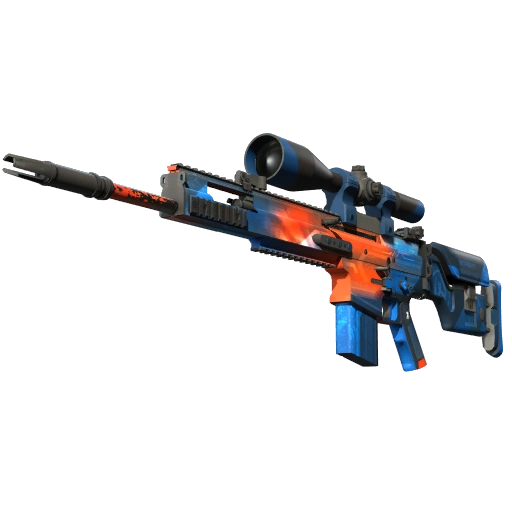 SCAR-20（StatTrak™） | 心脏打击 (破损不堪)