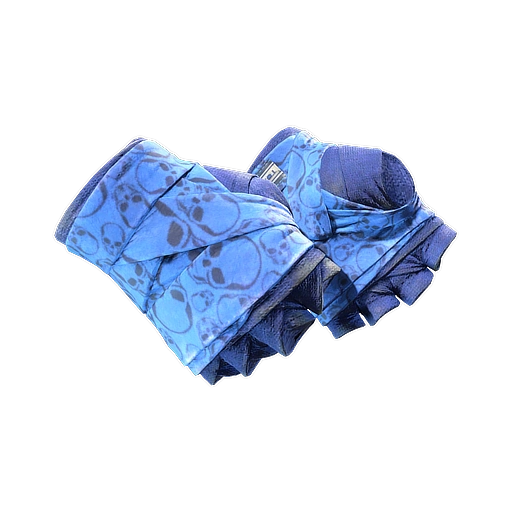 ★ Hand Wraps | Cobalt Skulls (Field-Tested)