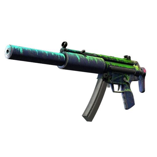 StatTrak™ MP5-SD | Phosphor (Battle-Scarred)