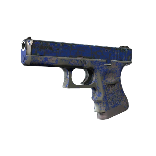 Glock-18 | Blue Fissure (ถลอกปอกเปิกจากการรบ)