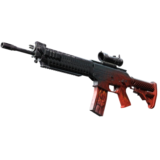 SG 553 (StatTrak™) | Darkwing (มีรอยถลอกอย่างมาก)