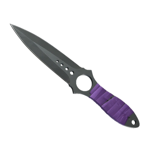 ★ Skeleton Knife | Ultraviolet (Well-Worn)
