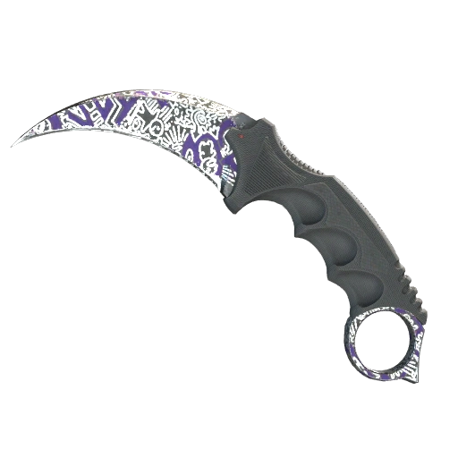 Karambit (★ StatTrak™) | Freihändig (Abgenutzt)