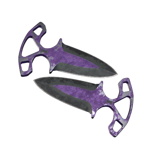 ★ Shadow Daggers | Ultraviolet (Battle-Scarred)