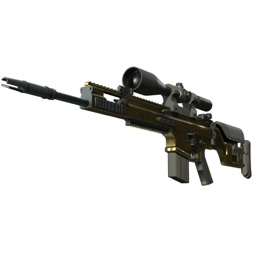SCAR-20 | Brass (Battle-Scarred)