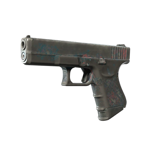 Glock-18 | Teal Graf (Poničený bojem)
