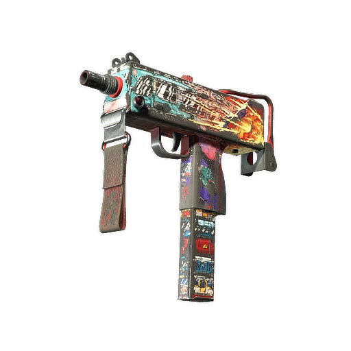 Сувенир MAC-10 | Дерайлиране (Белязан от битки)