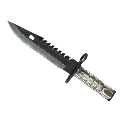 Bagnet M9 (★ StatTrak™) | Czarny laminat (mocne zużycie)