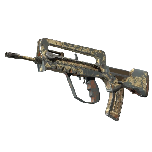 FAMAS | CaliCamo (Battle-Scarred)